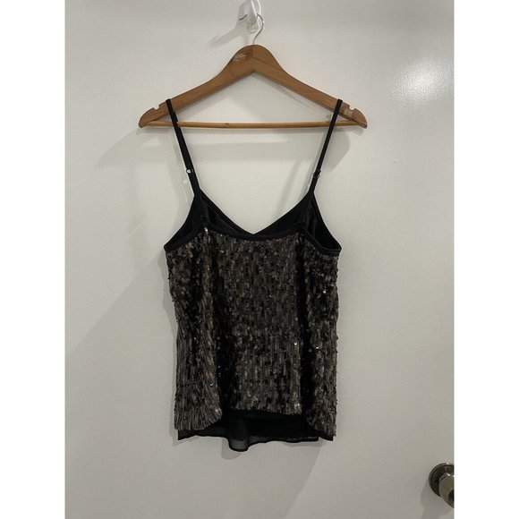 Guess Tiger Eye Sequins Tank Top Size S - Picture 4 of 7